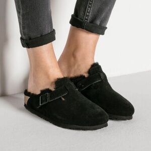 Boston Shearling Suede Leather